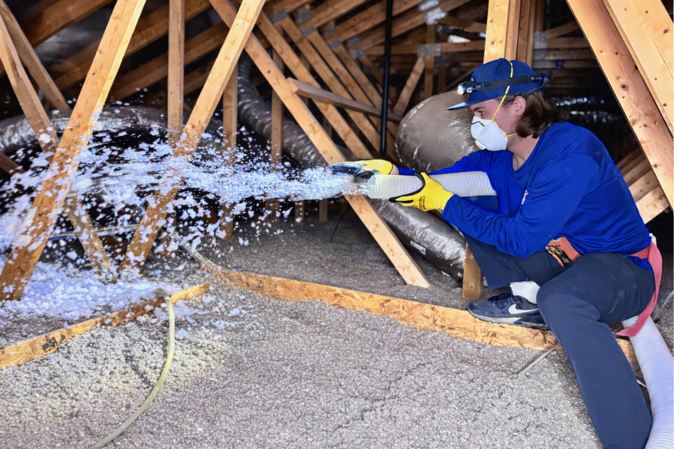 Attic insulation